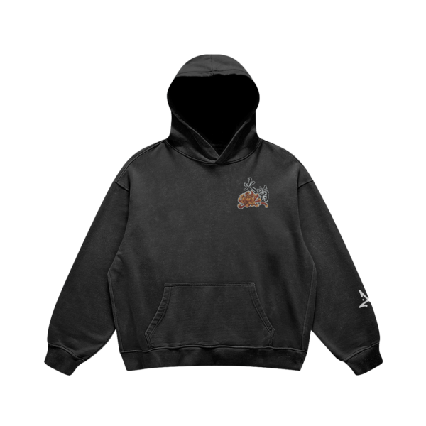 chrys 2 hoodie black - Image 2