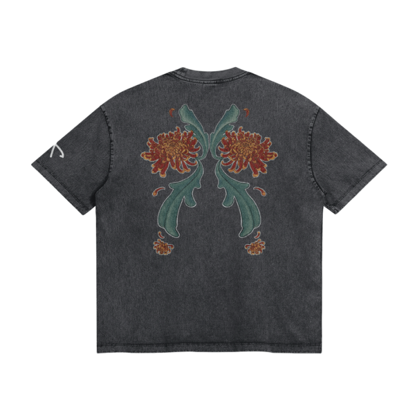 chrys 1 washed tee black