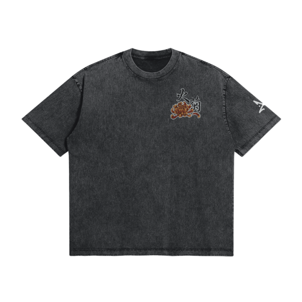 chrys 1 washed tee black - Image 2